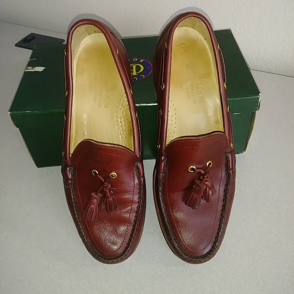 Club Room Shoes Vintage Club Room Slipon Burgundy Mens 9m Made In